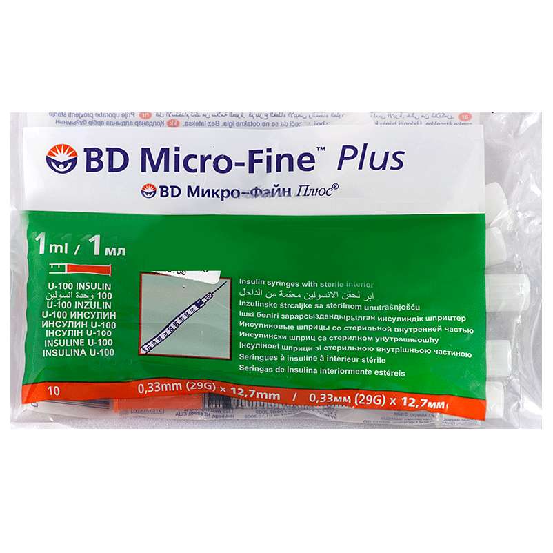 Шприцы микро. Шприц bd Micro-Fine Plus 1 u-100 29g. Шприц инсулиновый 1 мл bd Micro Fine Plus u 100. Шприц bd микро-Файн плюс инсул 1мл u-100 0.33х12.7. Шприц инсулиновый bd Micro-Fine Plus 1мл/u-100 29g (0,33 мм х 12,7мм), 10 шт..