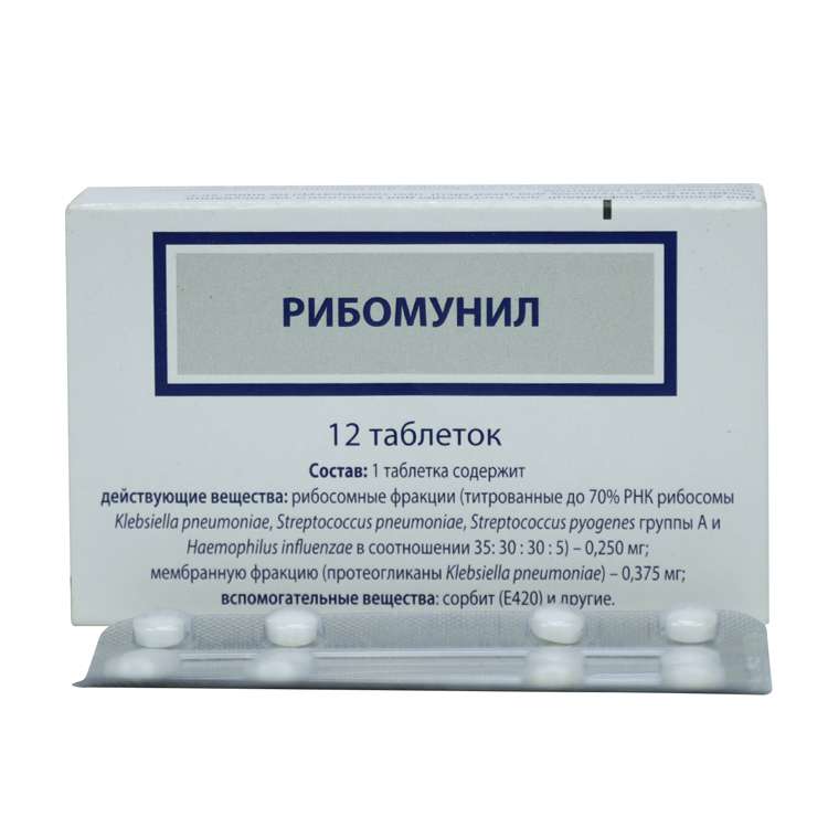 Рибомунил таблетки 0,75 мг №12 – купить c доставкой до аптеки | «Фарминторг»