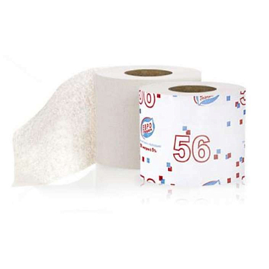 Бумага туалетная Евростандарт 56м