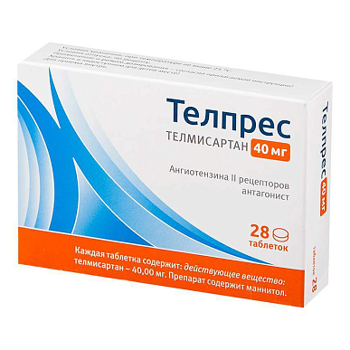 Телпрес таблетки 40 мг №28