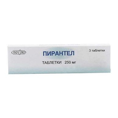 Пирантел таблетки 250 мг №3