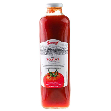 Сок БАРинофф томатный  с солью 1л