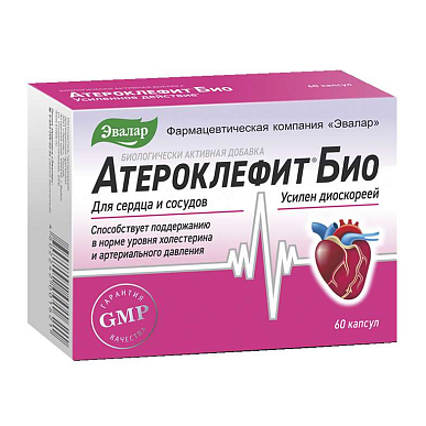 Атероклефит БИО Эвалар капсулы 250 мг №60 БАД
