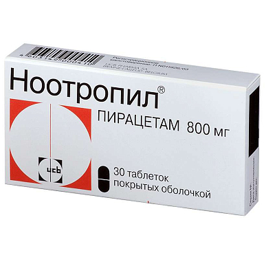 Ноотропил таб. покрытые обол. 800 мг №30