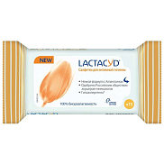 Лактацид (Lactacyd) салфетки для интимной гигиены 15 шт.