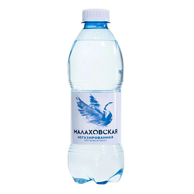 Вода Малаховская питьевая негазированная 0,5 л
