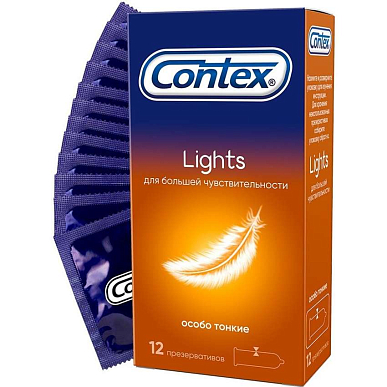 Презервативы Contex (Контекс) Lights особо тонкие 12 шт.