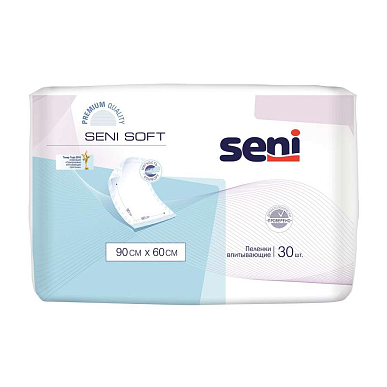 Пеленка впитывающая Seni soft (Сени софт) 90 см х 60 см  30 шт.