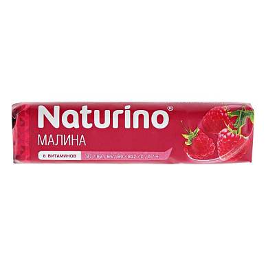 Пастилки Naturino с витаминами и соком малины 36,4 г БАД