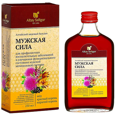 Бальзам Алтайский медовый мужская сила 250мл