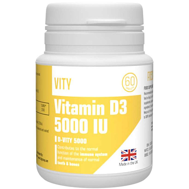 Витамин Д3 Д-Вити 5000 МЕ таблетки №60 БАД