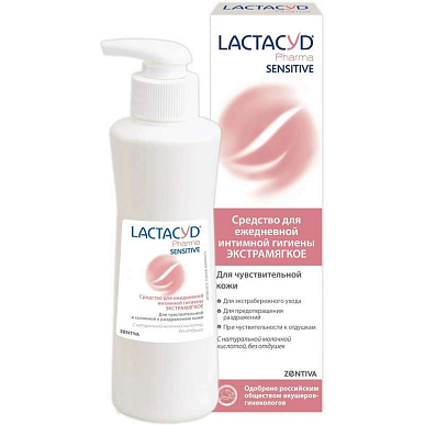Лактацид Фарма средство для интимной гигиены для чувствительной кожи 250 мл