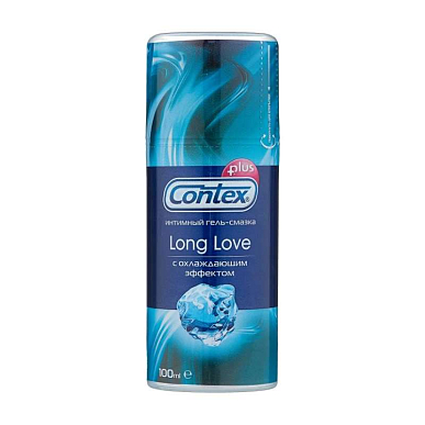 Contex Long Love интимная гель-смазка 100 мл с анестетиком (охлажд.)