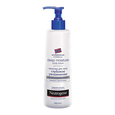 Neutrogena (Ньютроджина) Молочко Глубокое увлажнение 250 мл для чувст. кожи