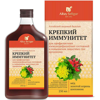 Бальзам Алтайский медовый крепкий иммунитет 250мл