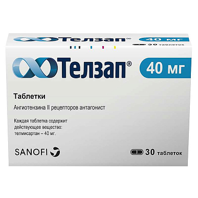 Телзап таблетки 40 мг №30