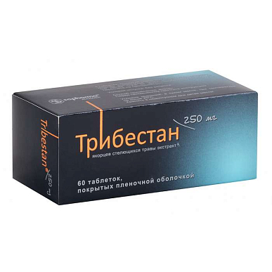 Трибестан таб. покрытые плен. об. 250 мг №60