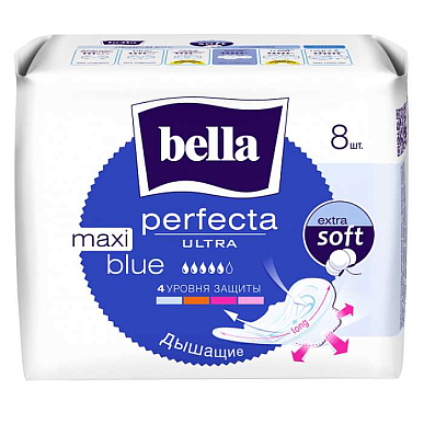 Прокладки &quot;Bella&quot; перфекта ультра макси Blue 8 шт.