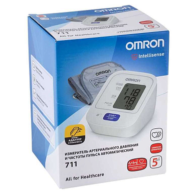 Тонометр Omron 711 (Омрон) (автомат) с адаптером