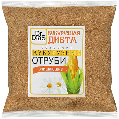 Отруби Dr. Dias Кукурузная диета кукурузные очищающие 180 г