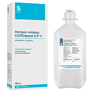 Натрия хлорид-СОЛОфарм раствор для инфузий 0,9% 400 мл