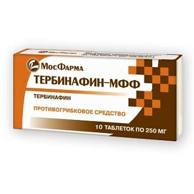 Тербинафин-МФФ таблетки 250 мг №10