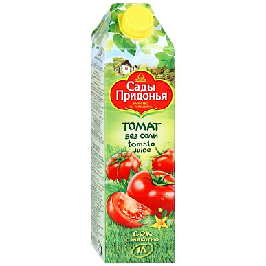 Сок Сады Придонья томатный 1 л с 3 лет