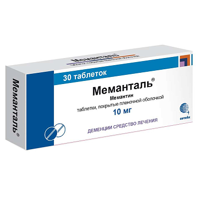 Меманталь таб. покрытые пленочной обол. 10 мг №30