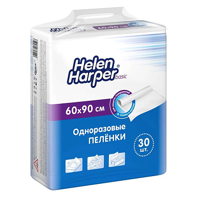 Пеленка детская Helen Harper Basic 60х90см 30 шт.