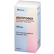 Ибупрофен сусп. для детей 100 мг/5 мл 100 мл фл. с ложкой