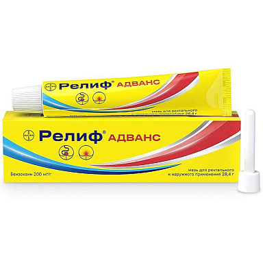 Релиф Адванс мазь для ректального и наруж. применения 28,4 г