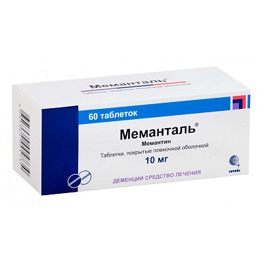 Меманталь таб. покрытые пленочной обол. 10 мг №60