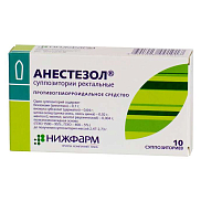 Анестезол суппозитории ректальные №10