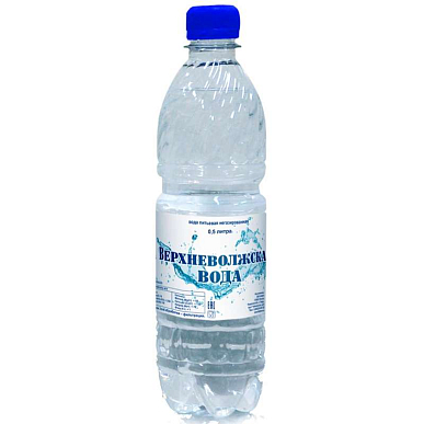 Вода Верхневолжская питьевая негазированная 0,5л