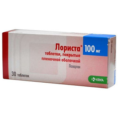 Лориста таб. покрытые пленочной об. 100 мг №30