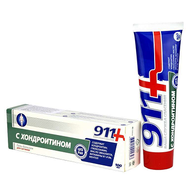 911 Хондроитин гель-бальзам для суставов 100 мл
