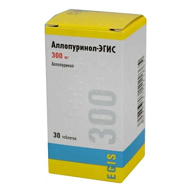 Аллопуринол-Эгис таблетки 300 мг №30