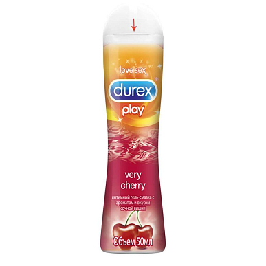 Durex Play Very Cherry интимная гель-смазка 50 мл сочная вишня