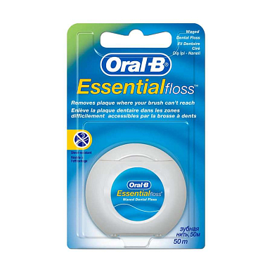 Oral B Essential зубная нить невощеная 50 м