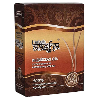 Ааша (Aasha) хна витаминизированная индийская 80 г
