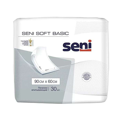 Пеленка впитывающая Seni soft (Сени софт) Basic 90 х 60 см 30 шт.