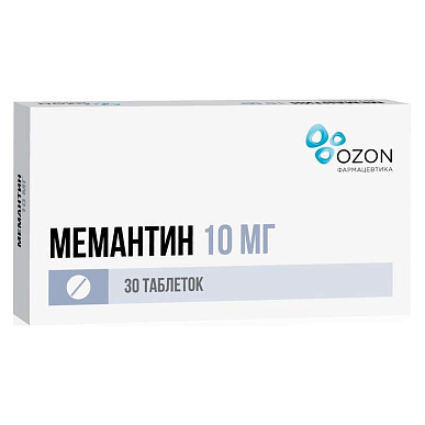 Мемантин таб. покрытые пленочной обол. 10 мг №30