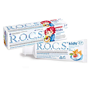 Зубная паста Рокс Kids фруктовый рожок без фтора для детей (3-7 лет) 45 г