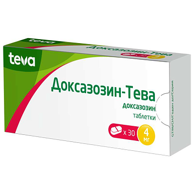 Доксазозин-Тева таблетки 4 мг №30