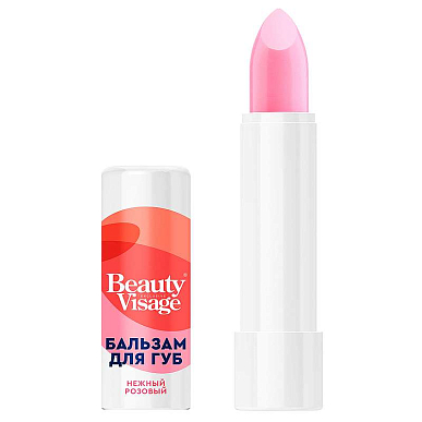 Фито Beauty Visage Бальзам для губ с оттенком нежный розовый 3,6 г
